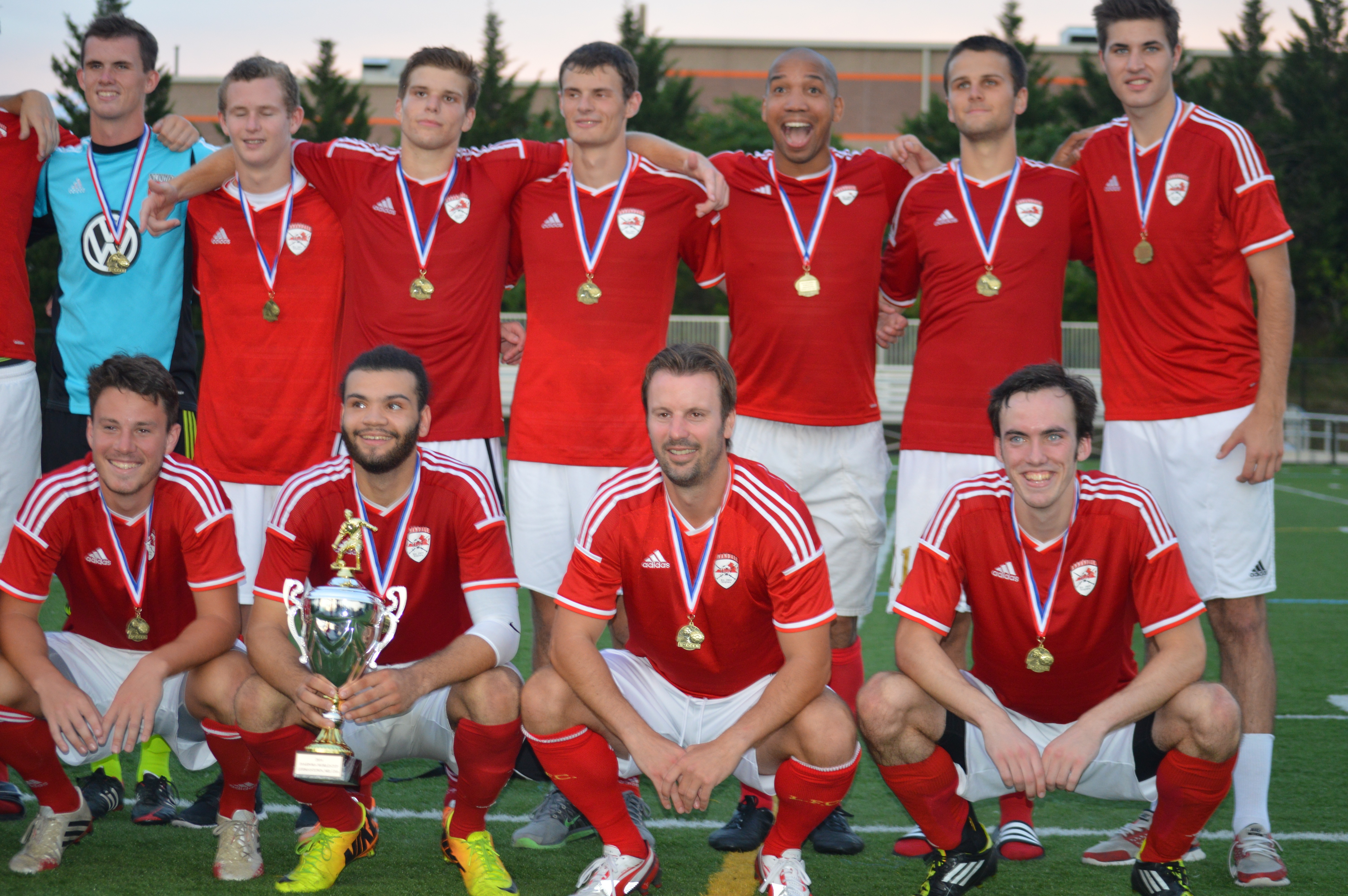 England wins the 2018 Diaspora World Cup defeating Trinidad &amp; Tobago in Hyattsville, Maryland. 